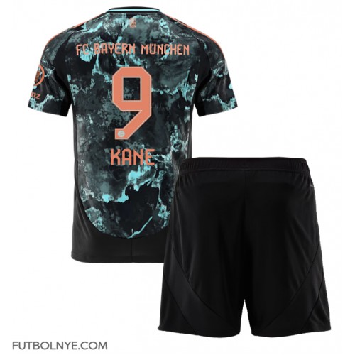 Camiseta Bayern Munich Harry Kane #9 Visitante Equipación para niños 2024-25 manga corta (+ pantalones cortos)